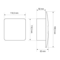 Überwachungsgerät Dexcon o.Voralarm Überwachung v.Türen u.Fenstern Ku.rot GFS
