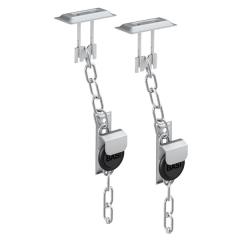 Gitterrostsicherung mit Kette