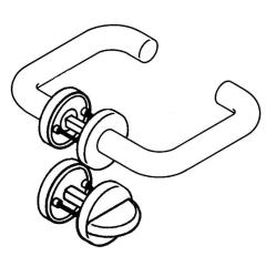 Rosettengrt.111PBR02.230 PA 90 ma U-Form FBM DIN L/R D/D HEWI