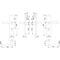 FS-Garnitur Ams.FS-E1400F/3331/3310 VA F69 D/D TS 42-47mm PZ rd
