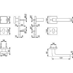 FS-Garnitur Dallas FS-E43L/52/52S/1643 VA F69 D/K TS 40-65mm PZ quad.