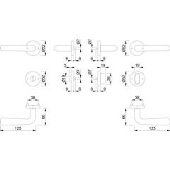Rosettengrt.Hel.E1730Z/17KV/17KVS VA F69 rd.SK/OL DIN L/R D/D HOPPE