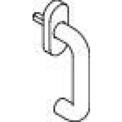 Fenstergriff 111XAFG VA ma geschl.24mm Stand.HEWI