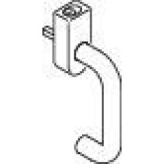 Fenstergriff 111XAFGA VA 30mm ma DIN li.abschl.HEWI