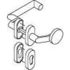 Profiltürgarnitur 162XAH03.646 VA PZ-PZ TS 38,1-48mm HEWI