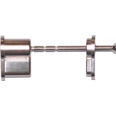 Blindzylinder-Set Türdicken 35-110mm Alu.Druckg.kürzbar SCHNEGEL