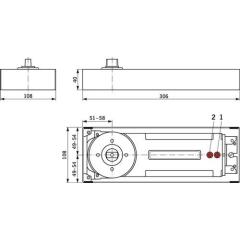 BTS BTS 84 Festst.EN 3 max.950mm max.Türgewicht 100kg DORMAKABA