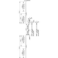 Anschlussstulp multisafe MA F-St.20mm L.1177mm Fuhr Silver FUHR