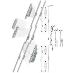 Anschlussstulp multisafe MA U-St.24mm L.1177mm Fuhr Silver FUHR