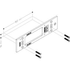 Montagepl.weiß 9016 f.TS 3000 GEZE