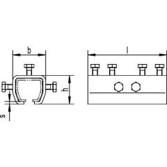 Verbindungsmuffe -03 1403 Pro 400 STA verzinkt,gelb HELM