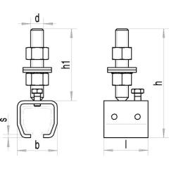 Muffe -04 404 Pro 400 STA verzinkt,gelb Ausf.höhenv.HELM