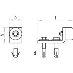 Torpuffer 360 STA verzinkt,gelb 200kg HELM