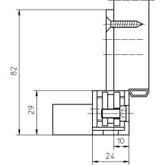 Aufnahmeelement Variant® VX 7502 STA verz.rd SIMONSWERK