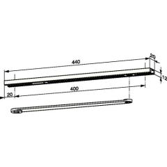 Gleitsch.G 96 N 20 f.ITS 96 20x12mm mech.DIN L DORMAKABA