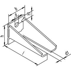 Winkelbefestigung 104 WD Pro 100 STA STA verzinkt,gelb HELM
