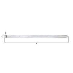 Ladenband L.1400x20x60mm S.8mm STA galv.verz.d.pass.D.20mm rd GAH