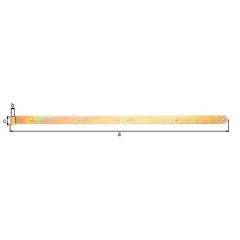 Ladenband L.1200x16x45mm S.5mm STA galv.verz.d.pass.D.16mm rd GAH