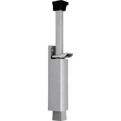 DENI - Türfeststeller 3837 0060 22 Zinkdruckg.silber lack.Hubh.90mm Türmontage