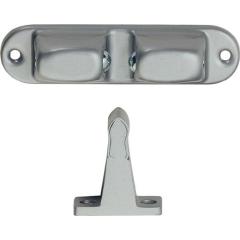 KWS - Türfeststeller 1055.02 Aluminium/Stahl silberf.lack.Wm.