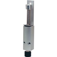 KWS - Türfeststeller 1226.02 Alu.silberf.lack.Hubh.120mm Türmontage