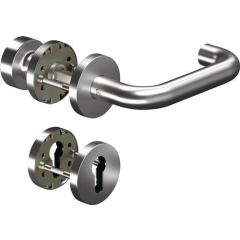 OGRO - FS-Garnitur 8100/3020/6501/6612 Alu.AL D/K TS 38-63mm PZ rd.DIN L/R