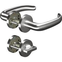 OGRO - Rosettengrt.CORE8999 8mm/6501/7122 WC AL Alu.F1 U-Form WC DIN L/R D/D