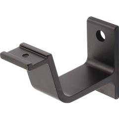 Handlaufträger 3551 Alu.schwarz ku.-besch.ger.Auflage HERMETA