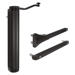 Torschließer VERTICLOSE-2 Alu.elox.schwarz Retrofit Öffnungsw.90/180Grad