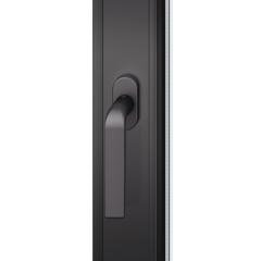 Fenstergriff 34 1267 Alu.24-38mm schwarz elox.m.Rastung FSB