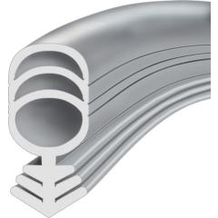 ELLEN - Renov.-dicht.Univ.Plus L.5m B.8mm z.Einziehen TPE blk weiß