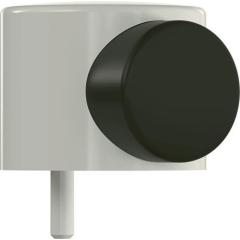 HEWI Bodentürpuffer 615 99 D.52 mm H.42,5 mm Kunststoff 99 reinweiß Dübelmontage