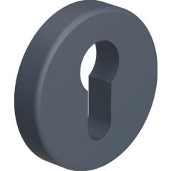 HEWI Schlüsselrosette 306.23PBLN 99 Kunststoff 99 Schildst.10,5 mm PZ rund