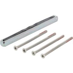 Hoppe Bef-set.Sertos® FS-G/G 65-70mm M4x75 4-KT.9x125mm Hoppe