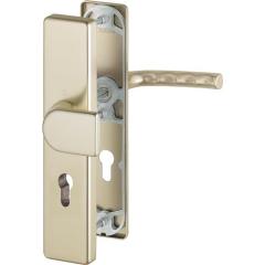 Hoppe Schutzgarnitur London Aluminium (F2/neusilberfarbig) PZ