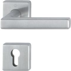Hoppe FS-Garnitur Dallas Edelstahl (F69) PZ