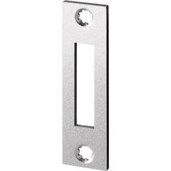 BKS Flachschließblech S412 silber käntig Stulp-B.24 mm