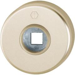 Hoppe Drückerrosetten-Paar Aluminium (F2/neusilberfarbig)