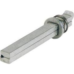 Hoppe VK Profilstift FEI-Spindel 4-KT.8x70mm Fe verz.geteilt Hoppe