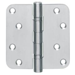Kugellagertürscharnier VA rund  102x102 mm DIN L/R ma ausziehb.Stift