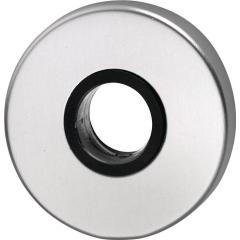 edi - Drücker-Rosette 051/1 VA F00 Schildst.8 mm Drückerloch rund
