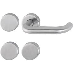 Hoppe FS-Garnitur Paris Edelstahl (F69) blind