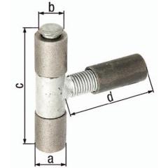 Anschweißband 22x12x87x90mm STA roh GAH