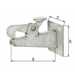 Torfeststeller 100x65x50mm STA roh TZN z. Anschr. GAH