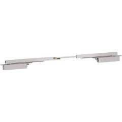 Assa Abloy - Gleitschienentürschließerset DC 860/G 882 silber EN 1-5 Flügelmontage