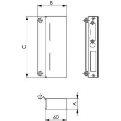 AMF - Gegenkasten 146ET-30 STA ktg 30mm
