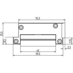 GEZE - Elektrotüröffner A5010--A 6-24 V AC/DC Kompakt DIN L/R
