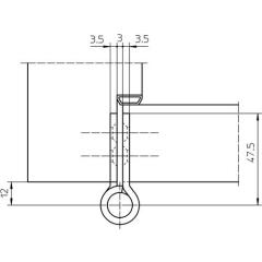 SIMONSWERK - Objektband VARIANT VN 2929/100 STA m.vern.100kg 20mm DIN L/R stu.Tür | 2 Stück