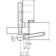 SIMONSWERK - Flügelteil V 0026 WF 3-tlg.STA vern.100 St./VE | 100 Stück