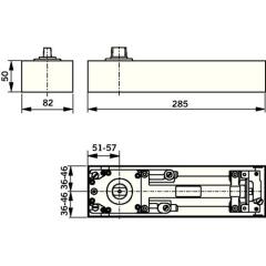 DORMAKABA - BTS BTS 75 V Stand.EN 1-4 max.1100mm max.Türgewicht 120kg